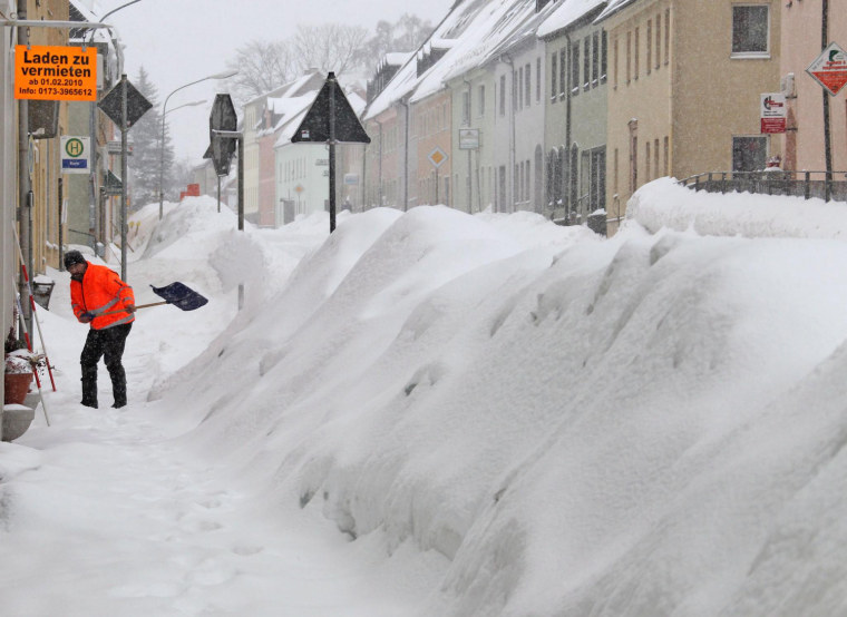 Snow hinders holiday travel across Europe