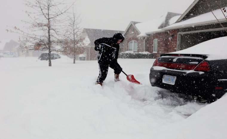 Image: Digging out in Owasso, Okla.