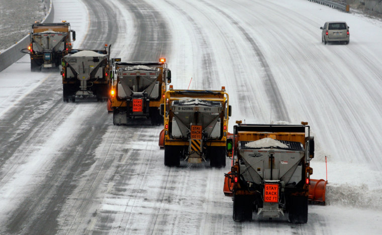 Image: Snow plows in St. Louis