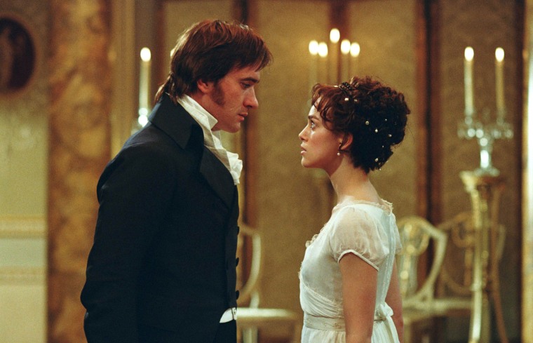 Pride & Prejudice (2005)
An opinionated young woman and an arrogant, rich snob overcome their initial antipathy and various other social obstacles to fall in love.Starring Keira Knightley and Matthew Macfadyen;