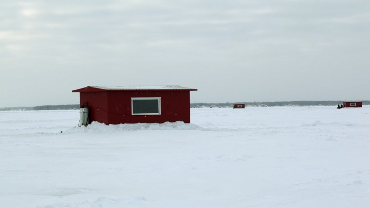 Roughing it' in Mille Lacs fish houses