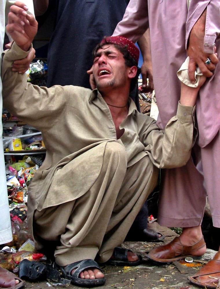 Image: Suicide bomb blast targeting Maulana Fazal-ur-Rehman rally in Charsadda