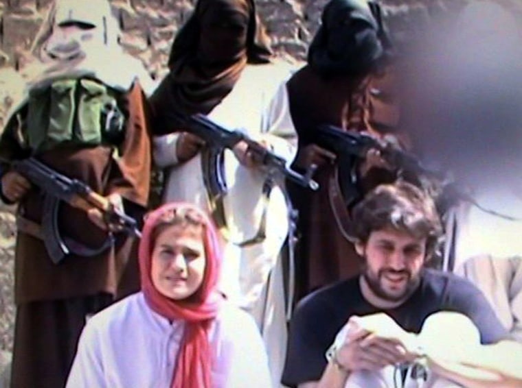 Image: Aftermath of the kidnapping of Swiss couple by Taliban