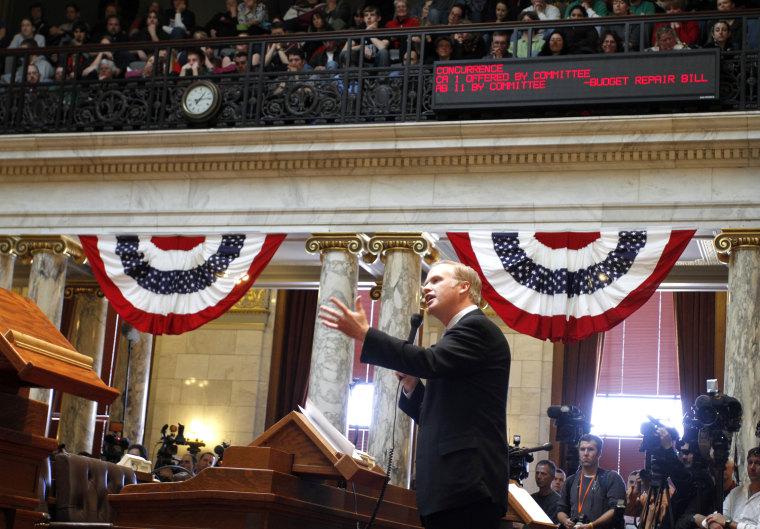 Image: Wisconsin Assembly Speaker Jeff Fitzgerald