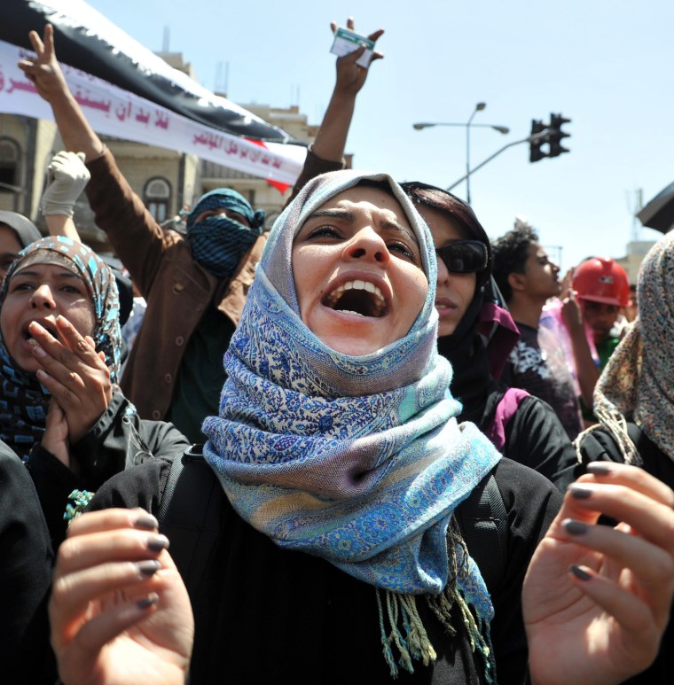 Image: Anti-government protest in Yemen