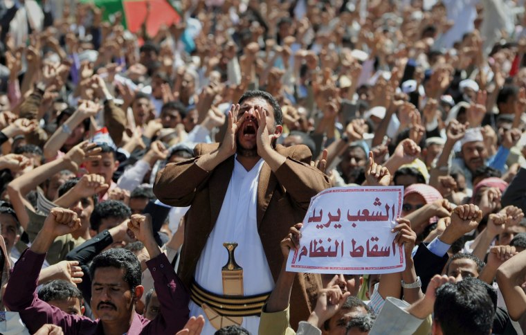 Image: Continous anti-government protests in Yemen