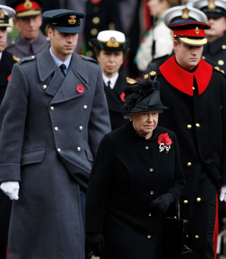 Image: Queen Elizabeth II, Prince William, Prince Harry
