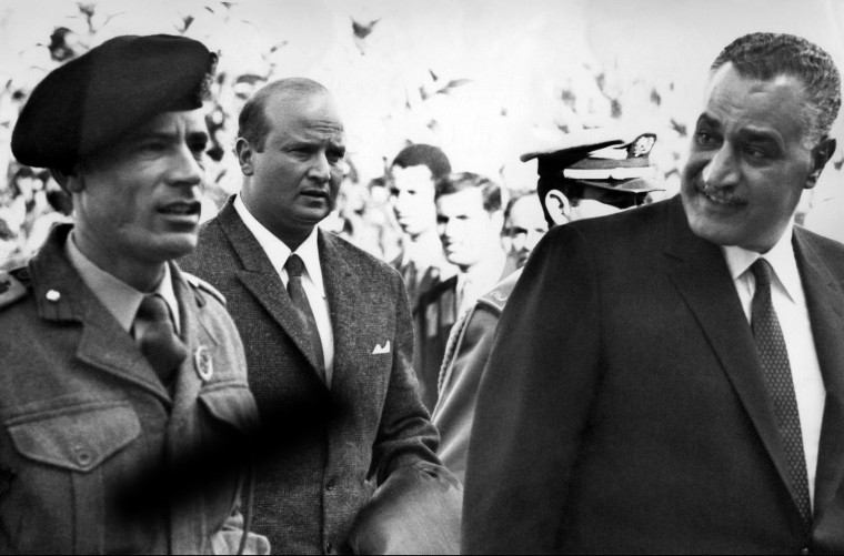 Image: Gadhafi & Nasser