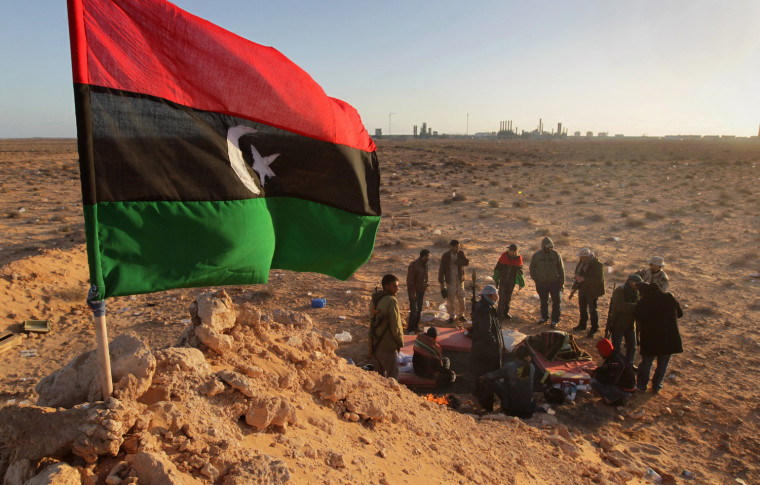 Image: Opposition Rebels Battle Gaddafi Forces In Eastern Libya