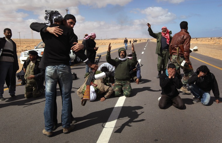 Image: Opposition Battles Gaddafi's Forces In Eastern Libya