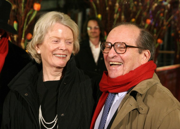 US director Sidney Lumet and his wife Ma