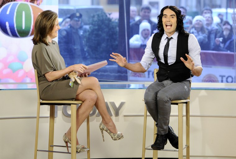Image: Russell Brand, Meredith Vieira
