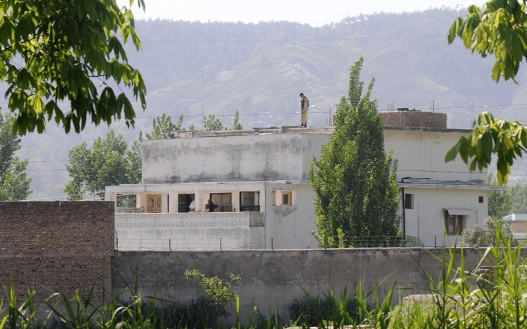 Image: The compound in Pakistan where Osama bin Laden was found