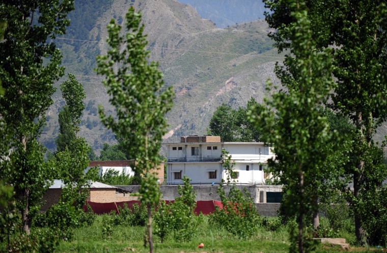 Image:Compound where Osama bin Laden was living