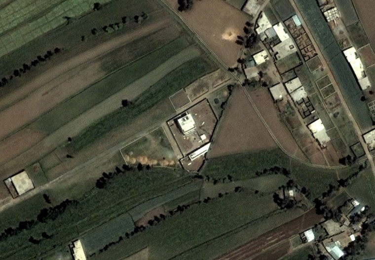 Image: Satellite view of bin Laden's compound in Abbottabad