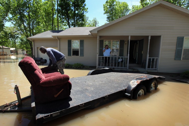 Image: Mississippi River Towns Struggle In Face Of Major Floods