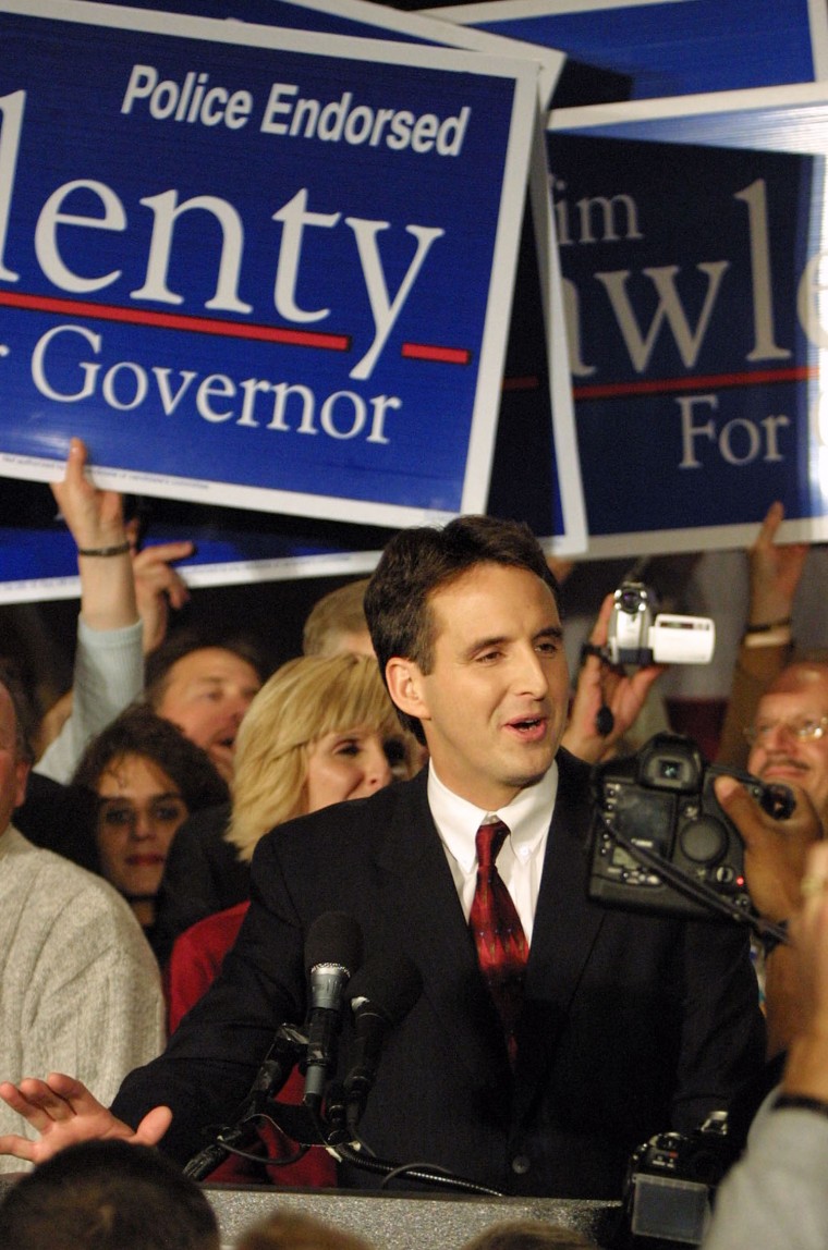 Republican Tim Pawlenty Is Elected Governor Of Minnesota