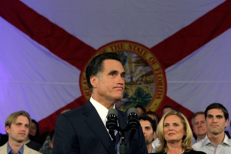 Mitt Romney Holds Florida Primary Night Event