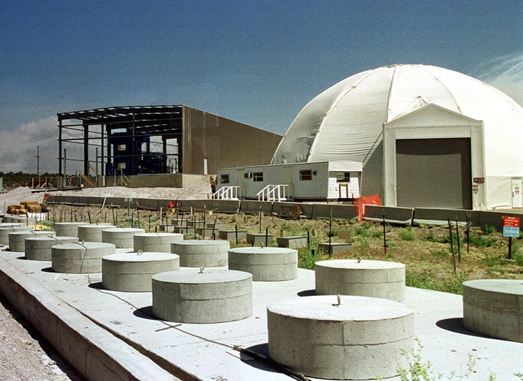 Facilities used to store low-level radioactive was