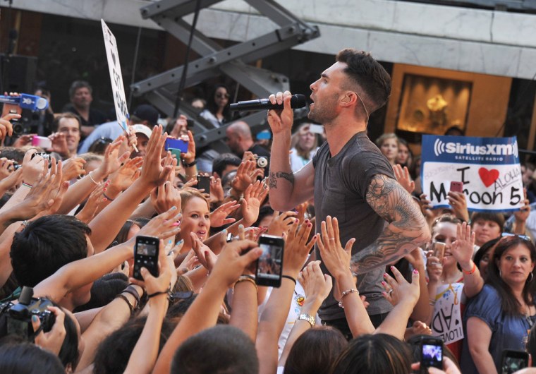 Image: Maroon 5 Performs On NBC's \"Today\"