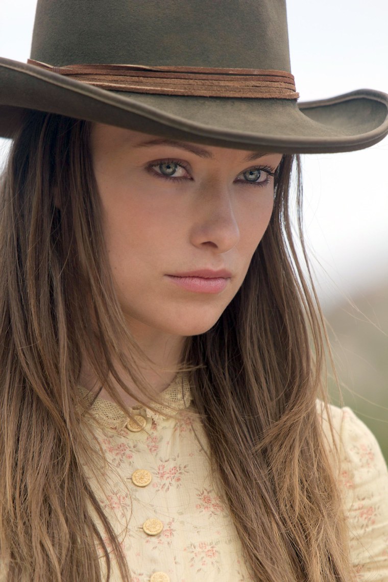 Olivia Wilde as Ella Swenson, an elusive traveler in Cowboys & Aliens