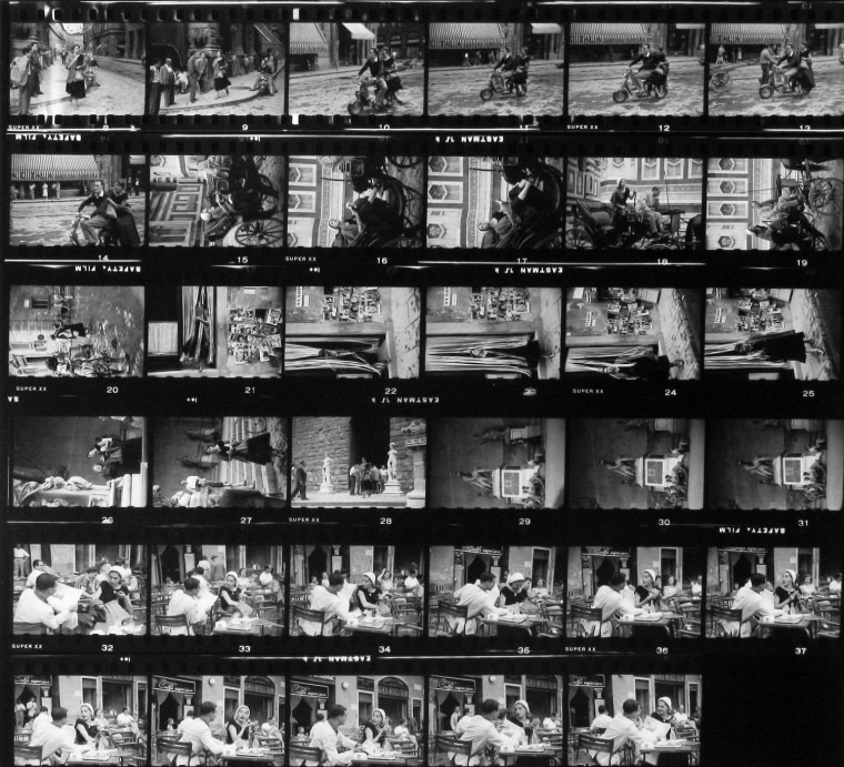 American Girl in Italy, Contact Sheet #2, 1951