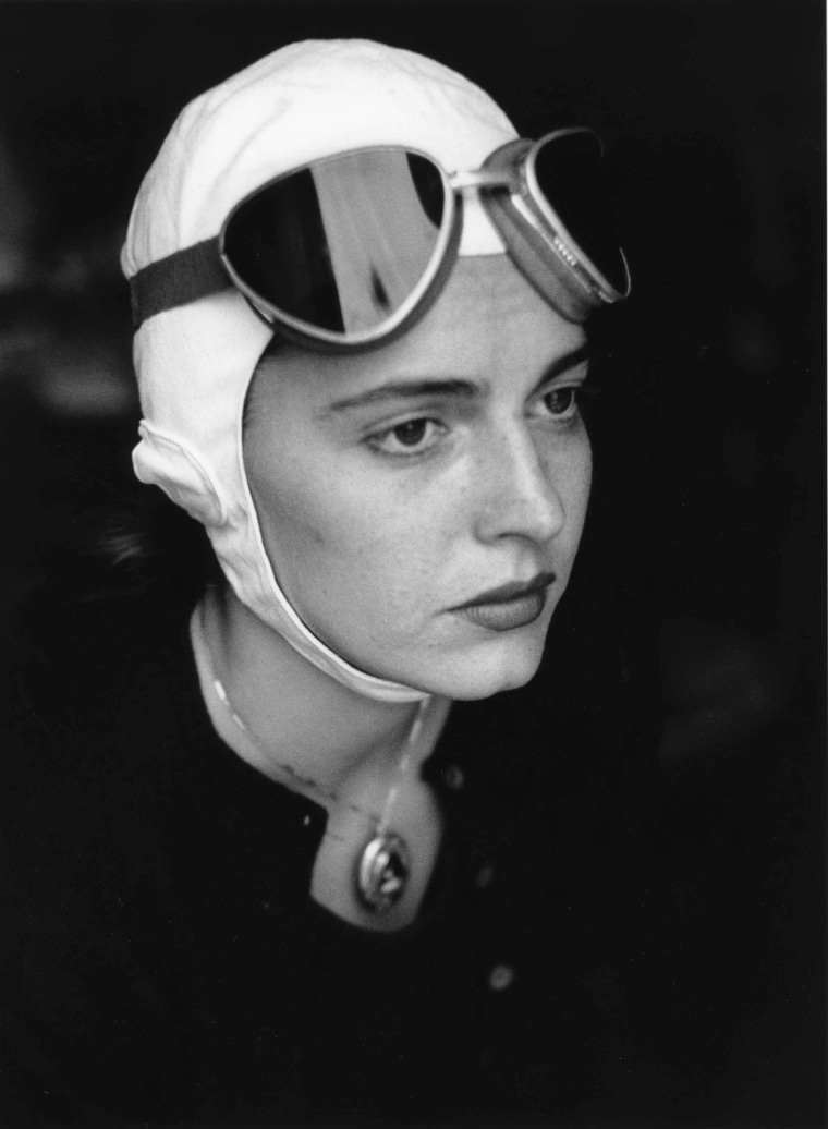 Jinx in Goggles, Florence, Italy, 1951
