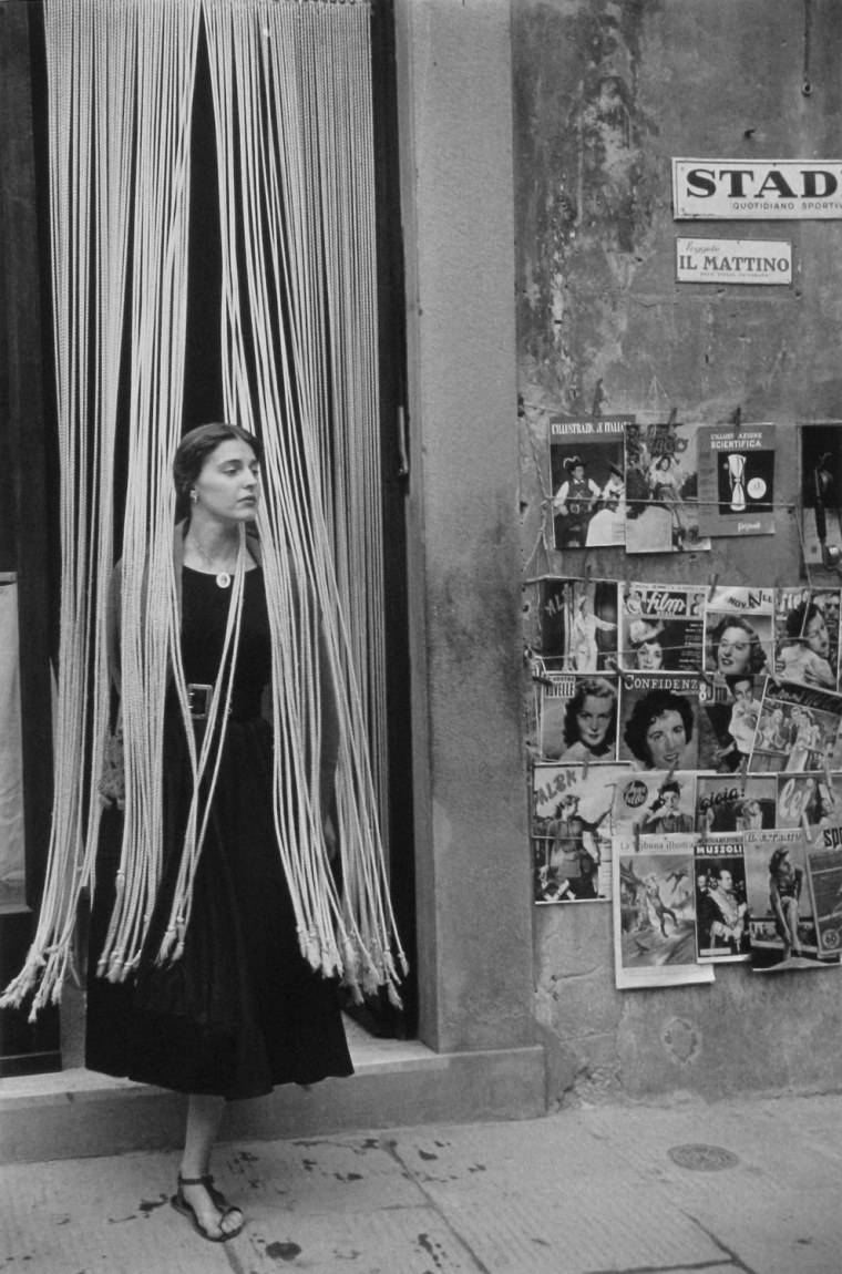 Jinx through the Beads, Florence, Italy, 1951