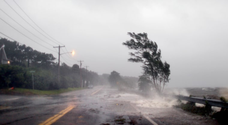 Image: Hurricane Irene Slams Into Long Island
