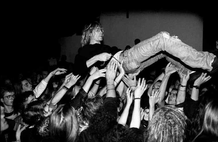12-11-1991 Frankfurt
Nirvana, singer Kurt Cobain. Grunge from Seattle

Copyright Paul Bergen
