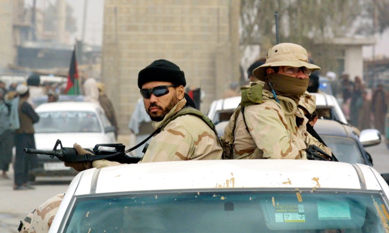 U.S. Army Special Forces Soldiers in Kandahar