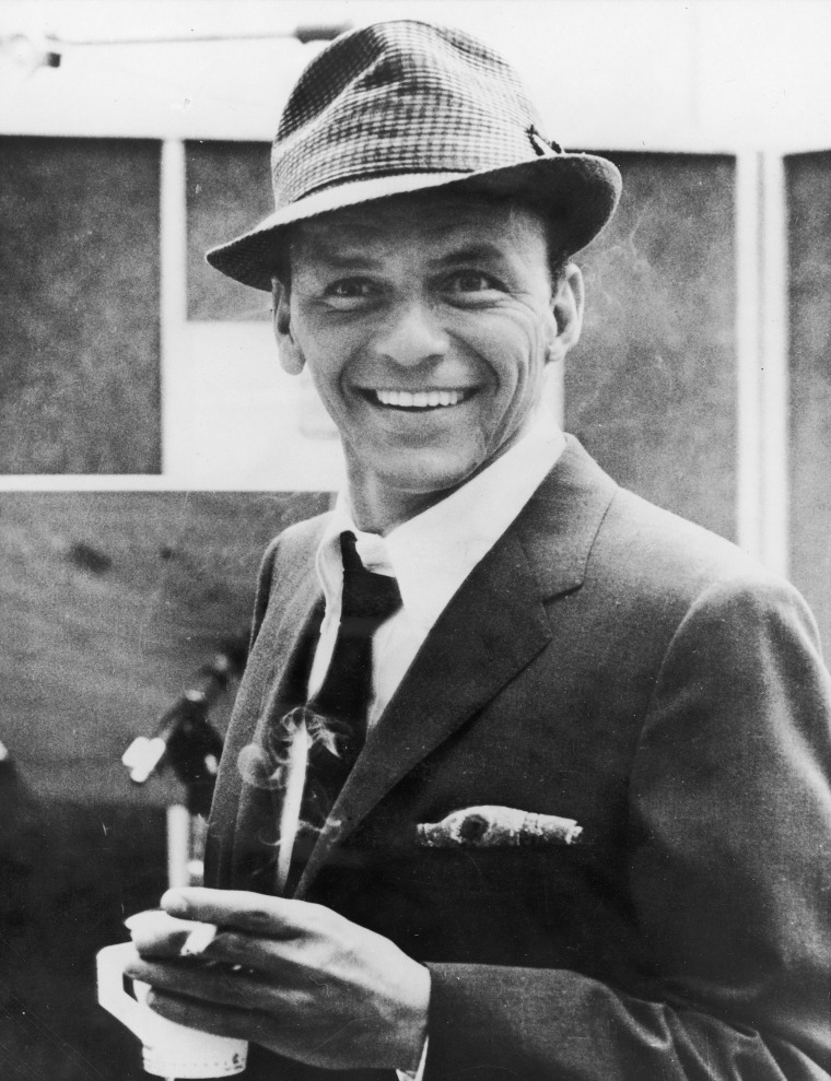 Sinatra With Props In Recording Studio