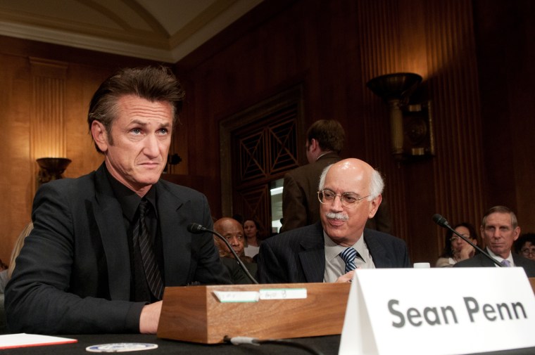 Image: Sean Penn Attends Committee Hearing On \"After The Earthquake\"