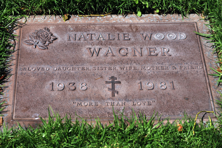 The gravesite of actress Natalie Wood is