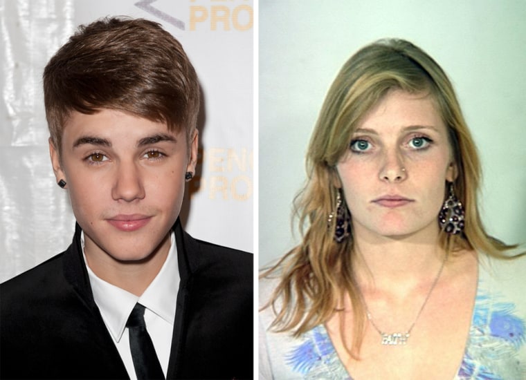 Justin Bieber attends the Pencils of Promise 2011 charity gala at Espace on November 17, 2011 in New York City. 
LAS VEGAS, NEVADA - DECEMBER 21:  In this booking photo provided by the Las Vegas Metropolitan Police Department, Mariah Yeater, 20, poses for her mugshot after being arrrested for Battery Domestic Violence, Injury/Destroying Property and Threatening Telephone Calls on December 21, 2010 in Las Vegas, Nevada. Yeater has filed a paternity lawsuit against singer Justin Bieber.  (Photo by Las Vegas Metropolitan Police Department via Getty Images)