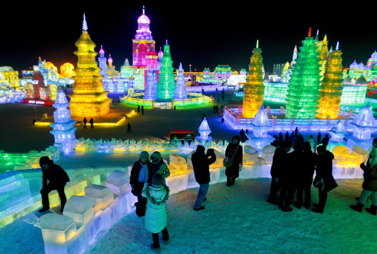 Image: International Harbin Ice and Snow Festival held in Harbin