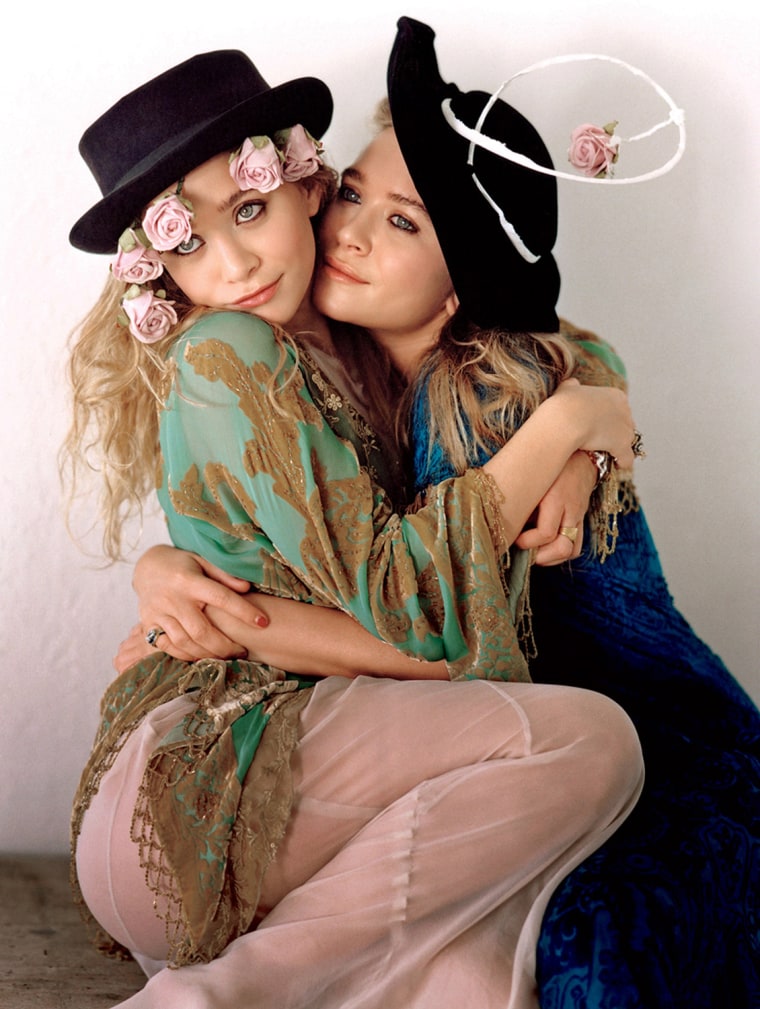 Image: Mary Kate and Ashley Olsen are seen in this undated publicity photograph