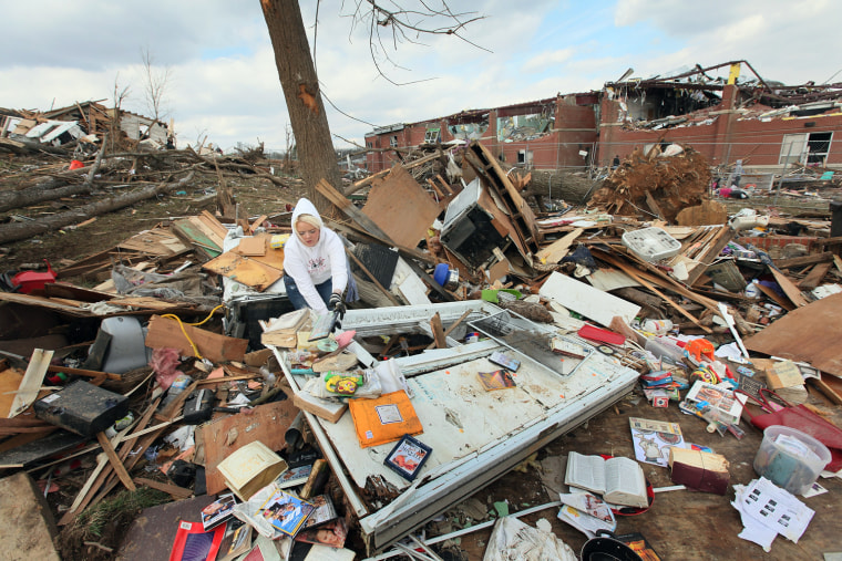 Image: Devastated Indiana Communities Begin Recovery After Massive Tornadoes