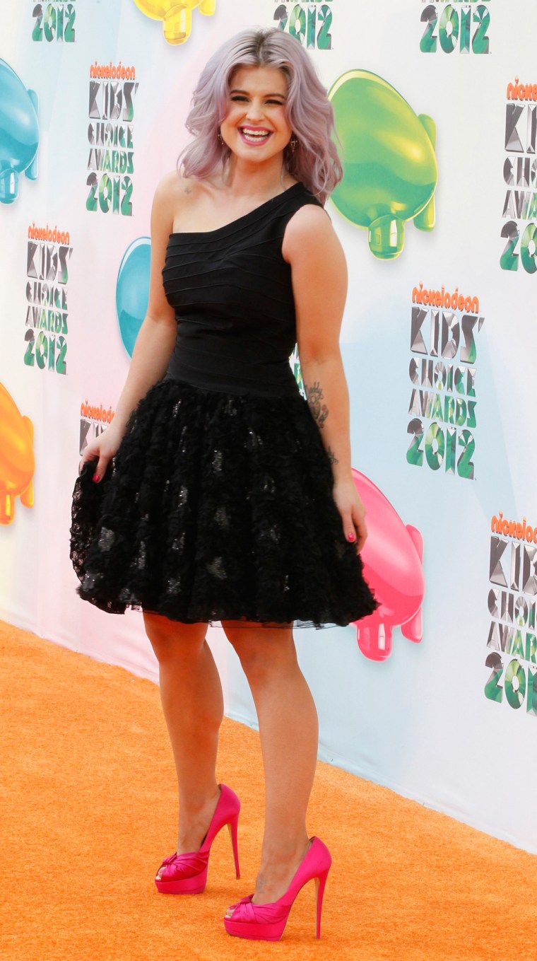 Image: Actress Kelly Osbourne poses at at Nickelodeon's  25th annual Kids' Choice Awards in Los Angeles