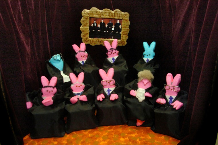Justice of the Peeps by Cheryl Maplethorpe, 2005
