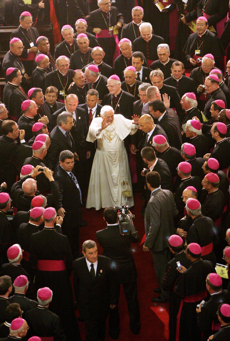 Image: FILE PHOTO:  Pope Benedict XVI Turns 85