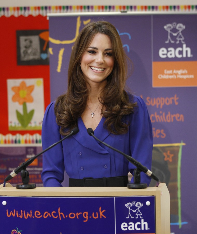 Image: BESTPIX - Catherine, Duchess Of Cambridge Visits The Treehouse Children's Centre