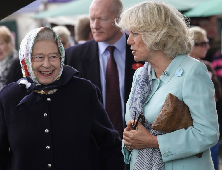 Image: (FILE PHOTO) Queen Makes Camilla a Dame Grand Cross