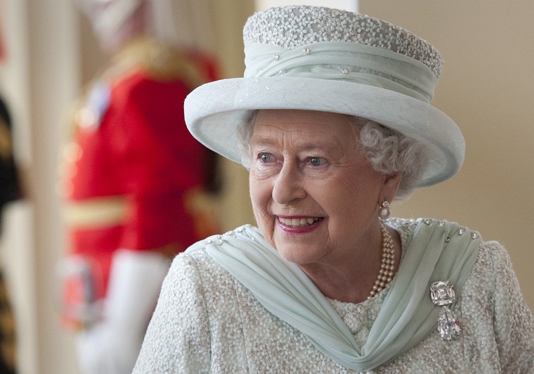 Image: Britain's Queen Elizabeth II arrives at