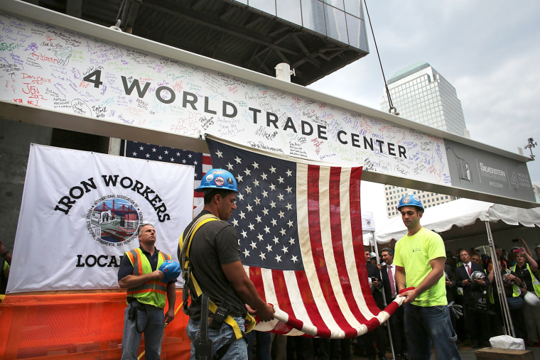 Image: Topping Off Ceremony For Four World Trade Center