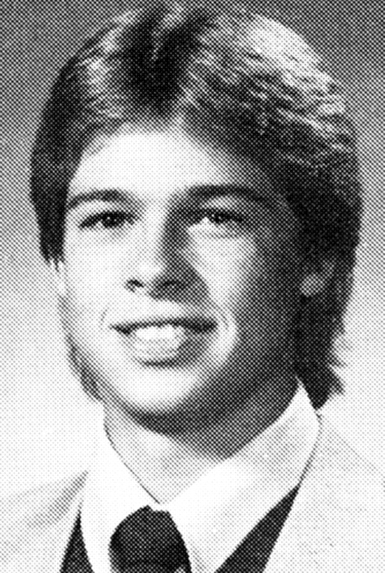 Brad Pitt Senior 1982
Kickapoo High School, Springfield, MO
Credit: Seth Poppel/Yearbook Library