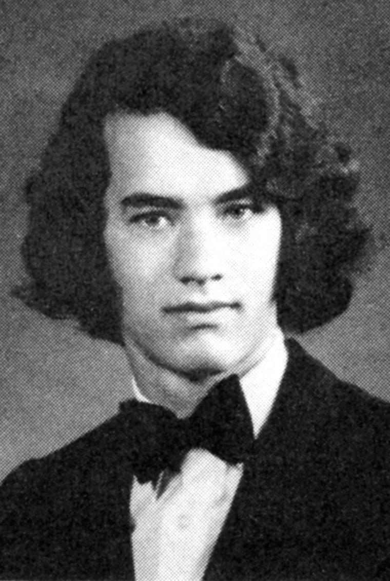 Tom Hanks Senior Year 1974
Skyline High School, Oakland, CA
Credit: Seth Poppel/Yearbook Library