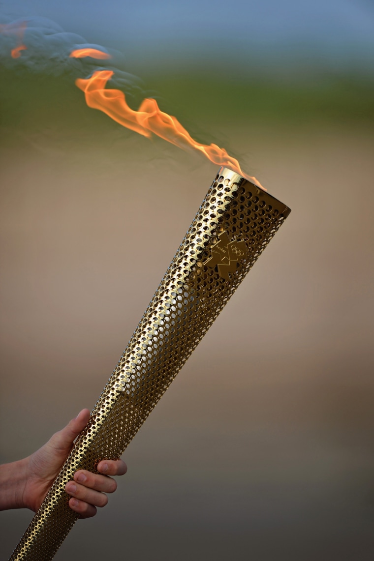 Image: The Olympic Torch Continues Its Journey Around The UK