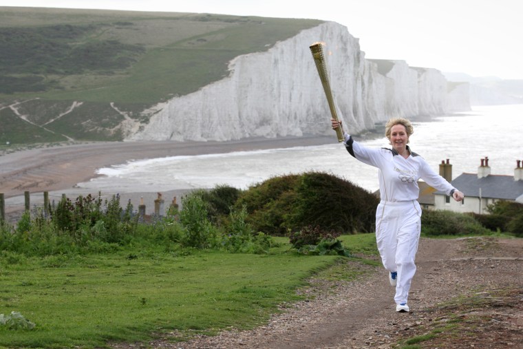 Image: Day 60 - The Olympic Torch Continues Its Journey Around The UK