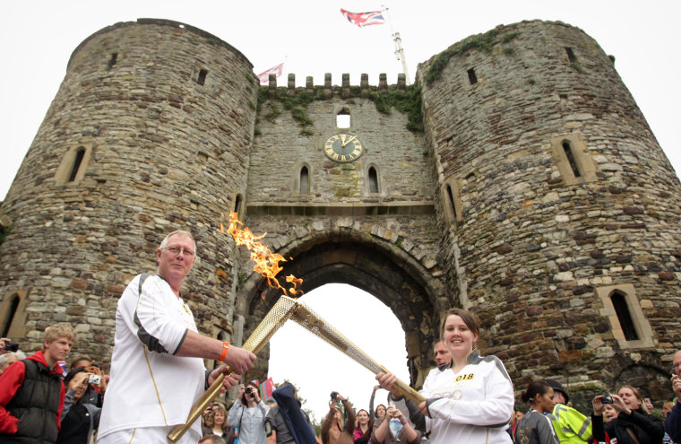 Image: Day 61 - The Olympic Torch Continues Its Journey Around The UK